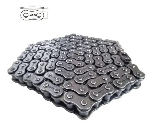 CADENA 428H*124L GRIS REFORZADA PZA
